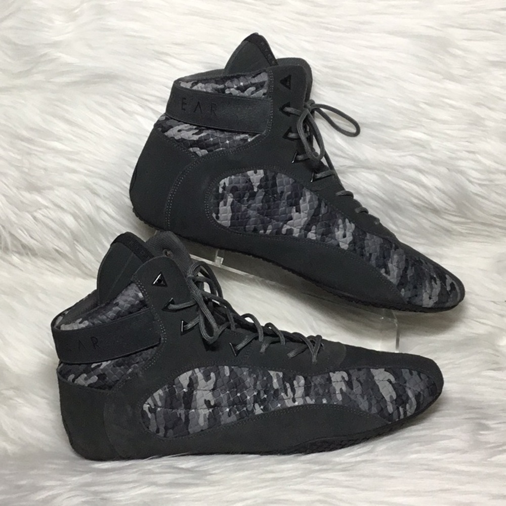 Ryderwear D-MAK II Rogue Men’s Weightlifting Shoes, Grey Camo, Size 13